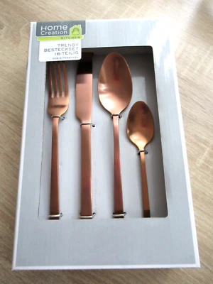 Hochwertiges Besteckset von HOME CREATION KITCHEN Edelstahl 18/0 16 Teile=NEU - Bild 1 von 4