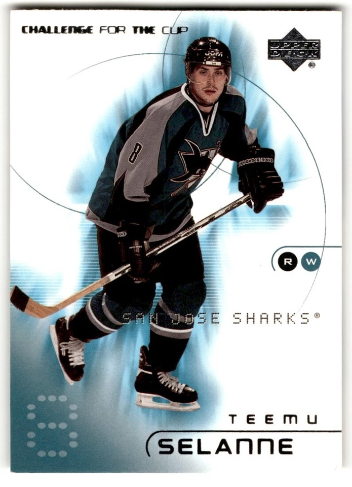 2001-02 Upper Deck Challenge for the Cup Teemu Selanne #73 San Jose Sharks - Image 1 of 2