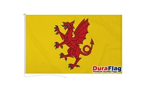 SOMERSET NEW 90cm x 60cm FLAG DURAFLAG Hard Wearing Rope & Toggle - Picture 1 of 6