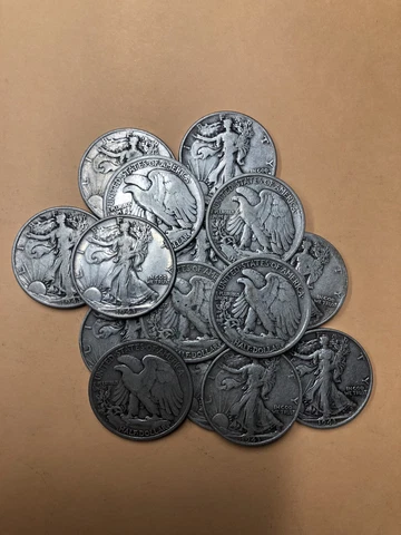 1943 S Walking Liberty Half Dollar 90% Silver 50C Very Rare Low Mint - 1 Each Cover