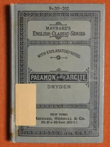 Palamon and Arcite: With Introduction, Critical Opinions and Notes - Bild 1 von 1