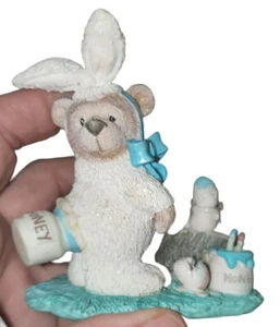 Enesco Tender Tucker " I'm Brunch On You" Figurine Easter Bear Bunny Decorations - Picture 1 of 6