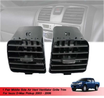 2 X Air Vent Trim Middle Side For Holden Rodeo Pickup 2002 2003 2004 2005 2006 - image 1 of 4