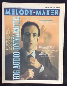 Melody Maker April 26 1986 Mick Jones Zodiac Mindwarp Greenpeace Big Country - Picture 1 of 1