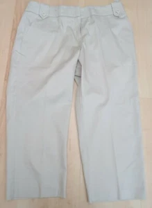 BHS 90% cotton Stone Petities size 12 cropped trousers new (other) - Picture 1 of 6