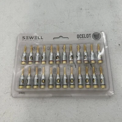 NUEVO PAQUETE DE 12 PARES DE TAPONES BANANA CARGA LATERAL OCELOTE ALCANTARILLA - 24 TAPONES Foto 1 de 2