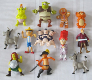 McDonalds Happy Meal Toy-Disney Shrek Characters Toys Figures-Lot Of 12