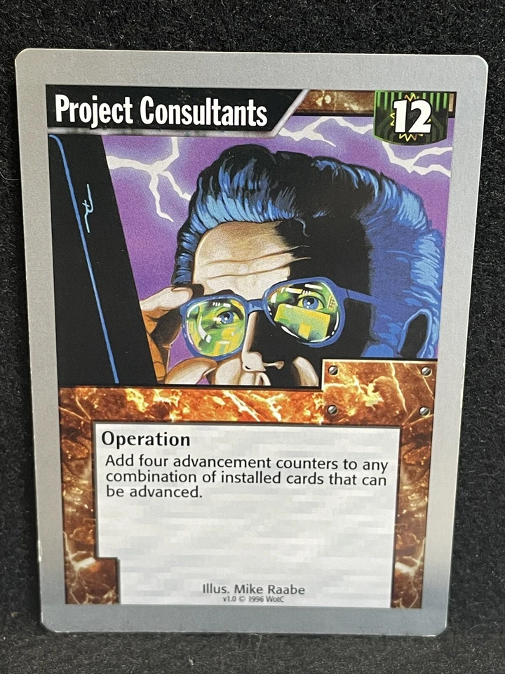 Netrunner 1996 WOTC Uncommon Operation - Project Consultants (FREE SHIPPING)  - Image 1 of 1