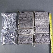 Antique Printing Letter Press Metal Type Set 12pt.? 13 pounds and over 3000 type