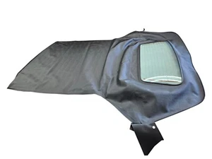 Fits: VW Cabrio 2001-02 Soft Top W/Heated Glass window Haartz Black Cabrio Vinyl - Picture 1 of 7