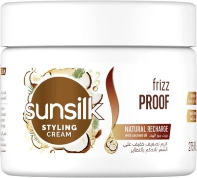 Nueva crema capilar Sunsilk, para combatir el frizz y nutrir el cabello, con aceite de coco 275 ml Foto 1 de 4