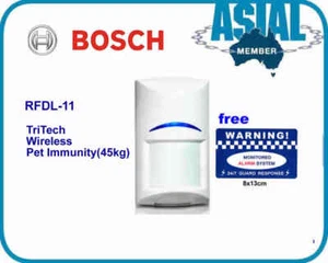 BOSCH Alarm Wireless pet friendly TriTech Detector PIR Radion RFDL-11 - Picture 1 of 1