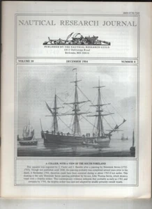 Nautical Research Journal Mag Collier & South Foreland December 1984 010322nonr - Imagen 1 de 2