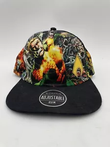 Bioworld Adjustable Hat Aquaman Comic Black - Picture 1 of 3