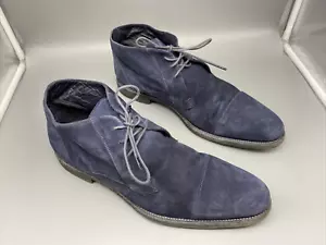 Botas al tobillo Chukka Cole Haan de gamuza azul para hombre EE. UU. 12 - Imagen 1 de 6