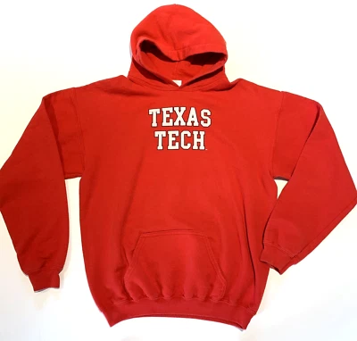 Sudadera con capucha suéter XL para niños Texas Tech Red Raiders - roja - bolsillos para las manos Foto 1 de 4