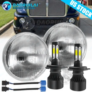 2x For Kenworth T2000 1997-2011 DOT 7" Inch Round LED Headlights High Low Beam - Picture 1 of 15
