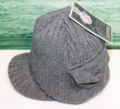 Dickies mens skater work school grey lined premium winter beanie w/pocket new - Image 1 of 2