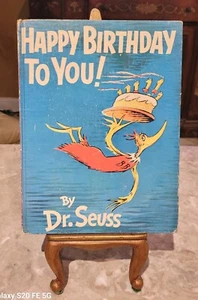 VG True First Edition 1st Printing Happy Birthday To You! Dr. Seuss 1959 No DJ - Picture 1 of 23