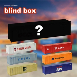 12pcs Random HO Scale 1:87 40ft Shipping Container 40' Cargo Blind Box - Picture 1 of 7