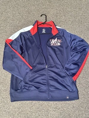 Team Usa Baseball Full Zip Majestic Jacket ~ Red~white ~blue ~ Size Lg ~2014 # - Image 1 of 3