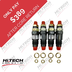Diesel injector (x4) suit Toyota L Hilux, HiAce 2.2L 093500-1980 23600-54020 - Picture 1 of 6
