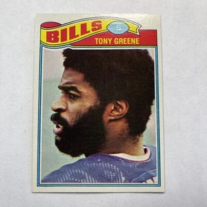 Tarjeta de fútbol americano Topps Tony Greene 1977 de los Buffalo Bills #431 - Imagen 1 de 2