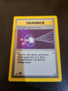 1st Edition German Energy Retrieval 81/102 Base Set - Uncommon Pokemon Card - NM - Picture 1 of 2