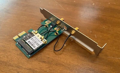 Realtek WiFi-Karte PCIe IEEE 802.11b/g/n 2.4, 5Ghz RTL8191SE NIC - Bild 1 von 4