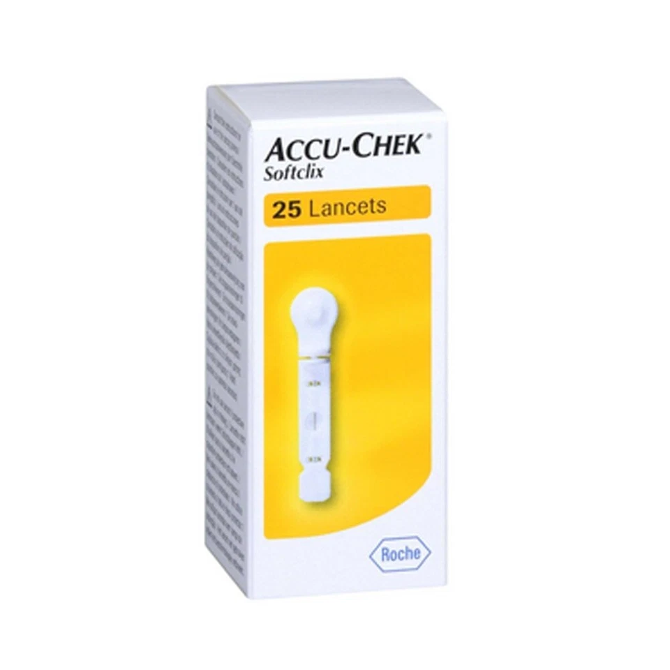 Accu-Chek SoftClix Pungidito Controllo Glicemia, 25 lancette pungidito