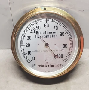 Vintage LUFFT Durotherm Hygrometer Weather Luft Made In Germany - Picture 1 of 3