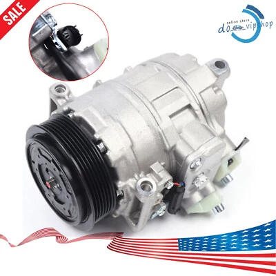 AIR CONDITIONER COMPRESSOR W/ CLUTCH FIT MERCEDES-BENZ SLK280 3.0L, SLK300 3.0L Foto 1 de 4