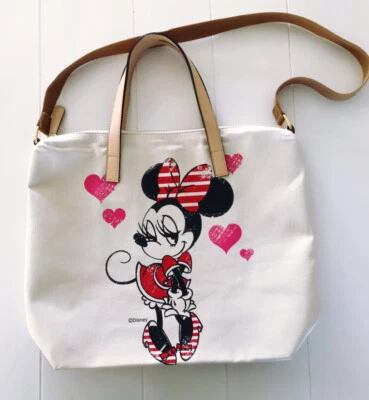 Samantha Vega Disney Minnie Mouse Bolso de Hombro de Lona Bolso de Mano NUEVO Foto 1 de 4
