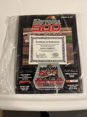 Dale Jarrett SIGNED AUTO 1996 Daytona 500 Official Program w/ COA - Image 1 of 2