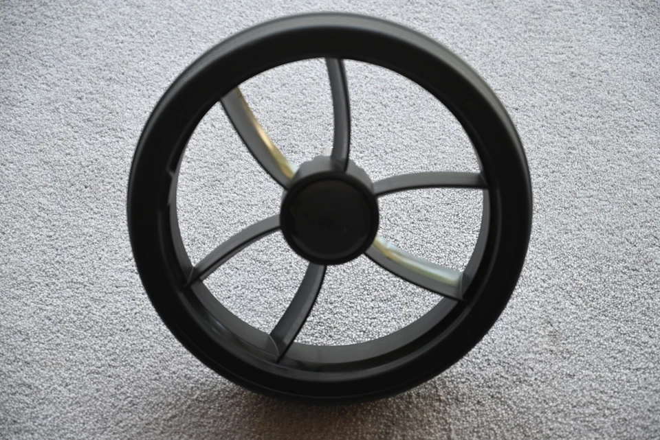 NEU iCandy Peach 7 All BLACK Kinderwagen Buggy großes Rad + Achse / Spindel