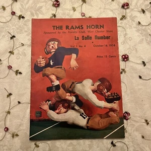 West Chester - The Rams Horn October 14, 1938 La Salle Number Vol. 1 No. 4 Good - Picture 1 of 5