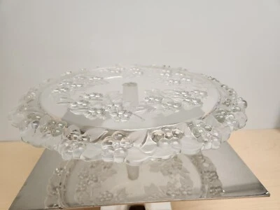 SUPORTE VINTAGE PARA PRATO DE BOLO PEDESTAL MIKASA CRISTAL CARMEN - Imagem 1 de 4