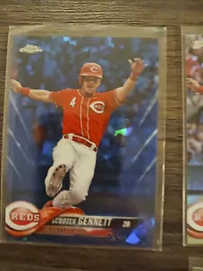 2018 Topps Chrome Sapphire #153 Scooter Gennett Cincinnati Reds - Spedizione combinata - Foto 1 di 1