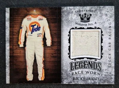 2023 Sportskings Volume 4 Ricky Rudd LEGENDS RACE WORN PATCH #LSM-58 NASCAR - Image 1 of 2