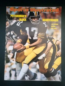Sports Illustrated 23 settembre 1974 Joe Gilliam Pittsburgh's Black Quarterback - Foto 1 di 6