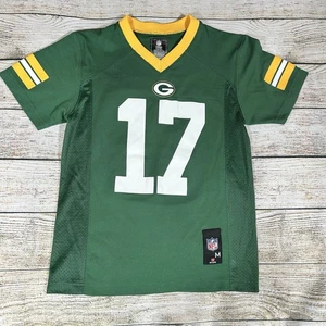 NFL Green Bay Packers #17 Devante Adams Youth Med Football Jersey Green VTG - Picture 1 of 9