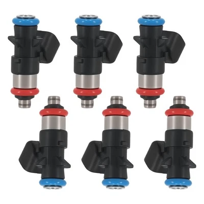 Juego de 6 inyectores de combustible para Dodge Avenger Journey 3,6 L 2011-2017 5184085AC Kit Foto 1 de 4