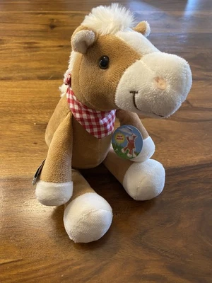 KINDER Ferrero Pferd Michi Mähne Pony Stofftier Kuscheltier Plüschtier - Bild 1 von 2