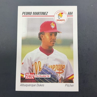 Pedro Martínez 1992 Skybox AAA Pre Novato #5 - Albuquerque Dukes Foto 1 de 2