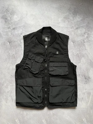 G-Star RAW Utility Denim Nylon Vest Mens M - Image 1 of 4