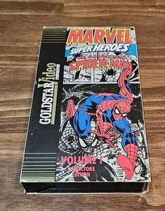 ๐ผ The Amazing Spider Man Vol. 1 VHS 1991 GoldStar Video Collectors Edition - Picture 1 of 5