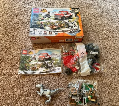 LEGO Jurassic World Blue & Beta Velociraptor Capture 76946 Building Kit 181 pcs - Image 1 of 2