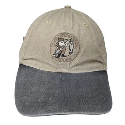 Gorra de béisbol Fisher Poets Gathering Astoria marrón OS ajustable Port & Company Foto 1 de 4