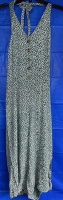 Mono para mujer mediano American Eagle Ditsy floral maxi halter sin mangas #237 Foto 1 de 4