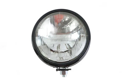 Réplica de faro negro redondo de 5-3/4 pulgadas para Harley Davidson Foto 1 de 4